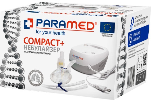 Інгалятор компресорний (небулайзер) Paramed Compact+