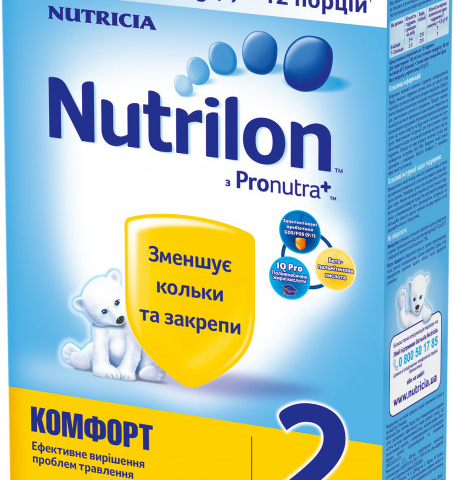 Нутрілон комфорт 2 суміш молочна 300г 6-12 міс