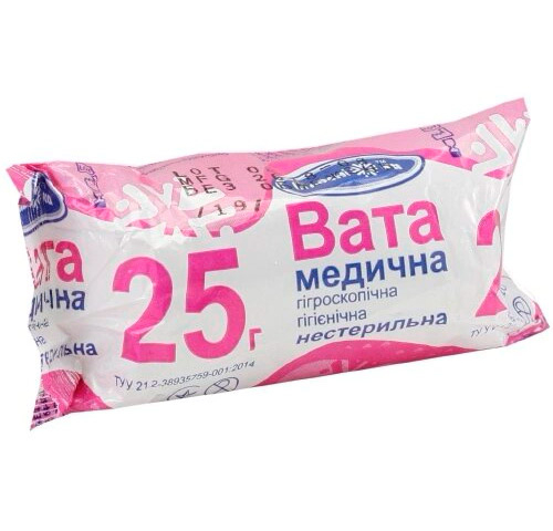 Вата н/ст 25г ролик