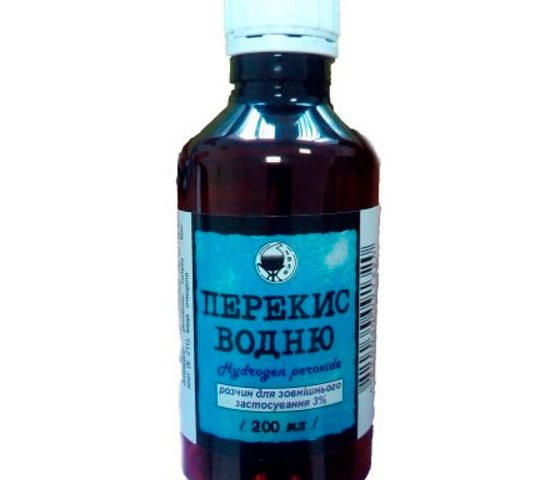 Перекис водню р-н 3% 200мл фл полімерний
