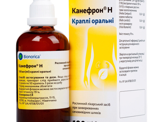Канефрон H краплі оральні 100мл