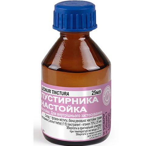 Настойка Пустирнику 25мл фл, Фітофарм