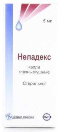 Неладекс краплі очні/вушні 5мл