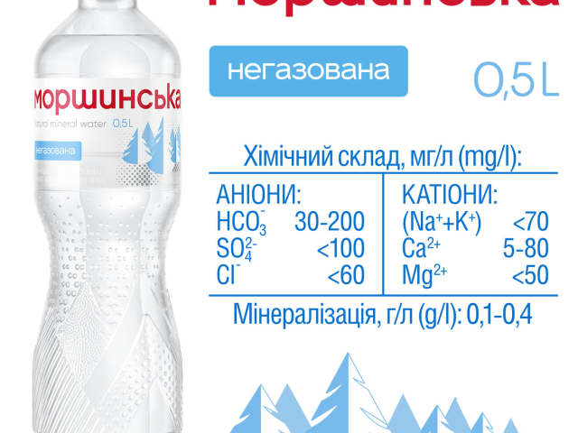Мінвода Моршинська 0,5л негазована