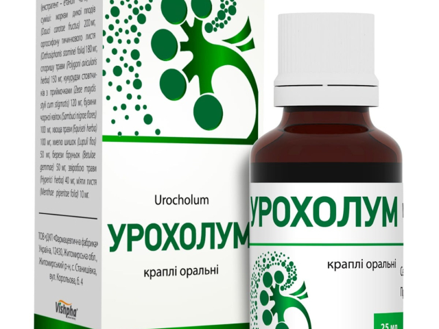 Урохолум краплі оральні 25мл фл