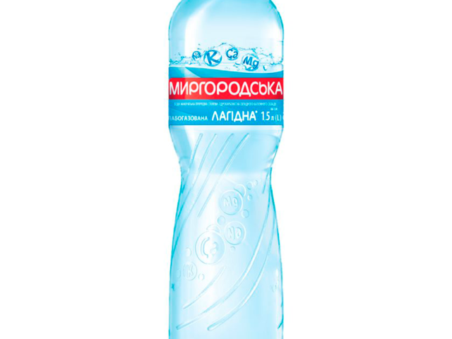 Мінвода Миргородська лагідна 1,5л слабогазована