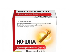 Но-шпа р-н д/ін 40мг 2мл №25