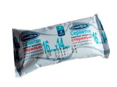 Серветка марлева медична стер 16х14см(4 шари)тип 17 №1