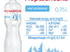 Мінвода Моршинська 0,75л негазована