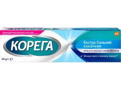 Корега Екстра сильний класичний крем для фікс зубних протезів 40 г