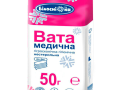 Вата н/ст 50г зиг-заг