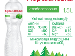 Мінвода Моршинська 1,5л слабогазована