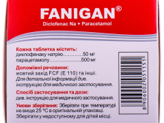 Фаніган табл №100